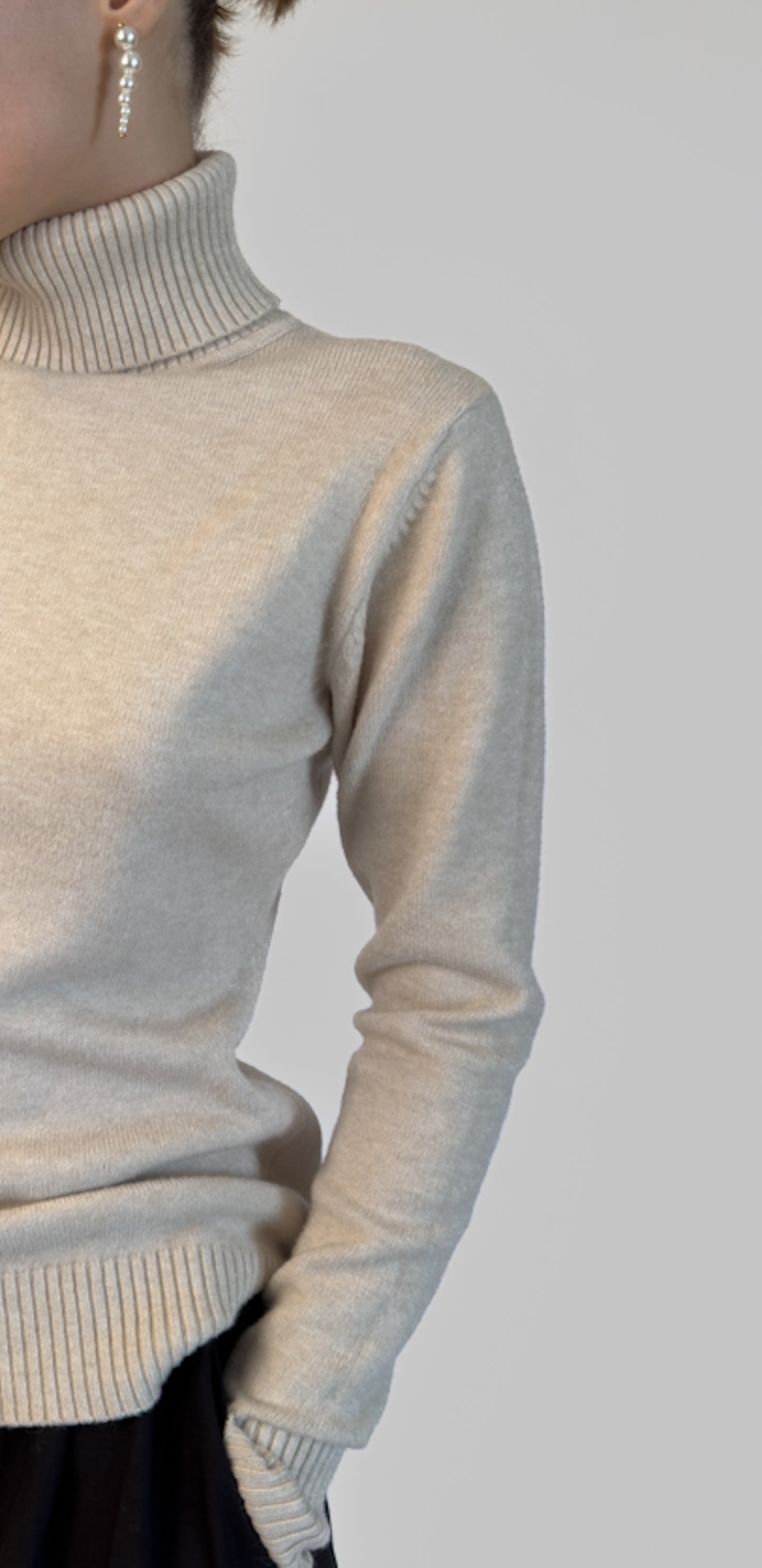 Beige Warm Turtleneck