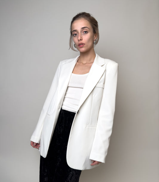 White Classic Blazer