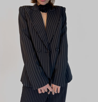 Pinstripe Blazer