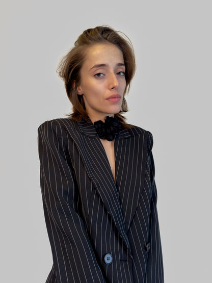 Pinstripe Blazer