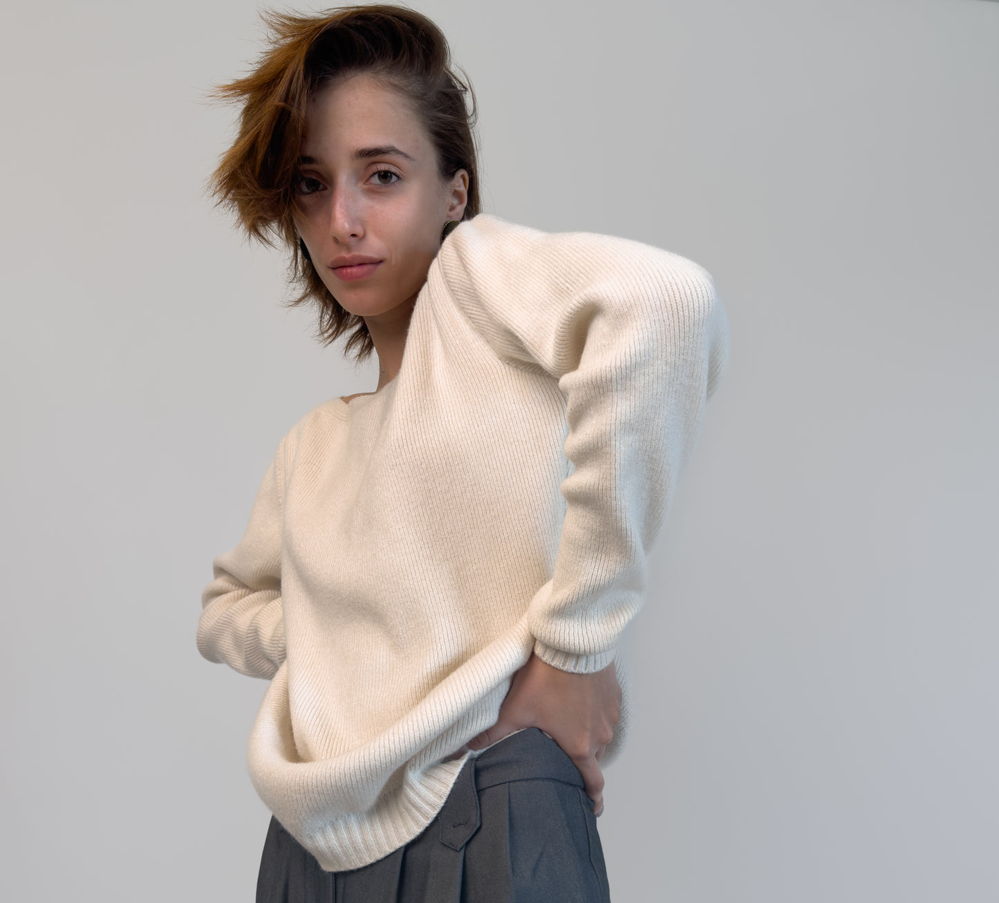 Beige Valley Knit