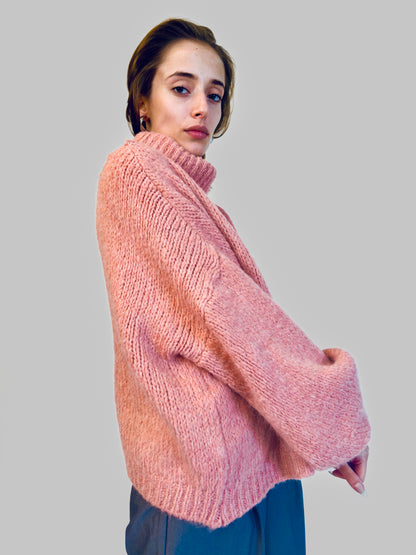 Pink Cozy Knit Sweater