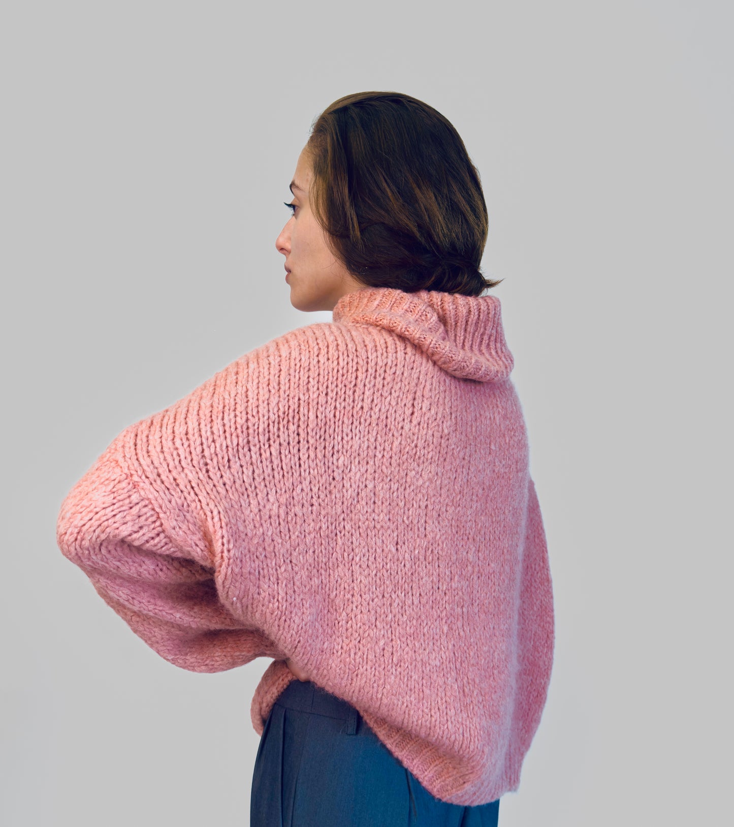 Pink Cozy Knit Sweater