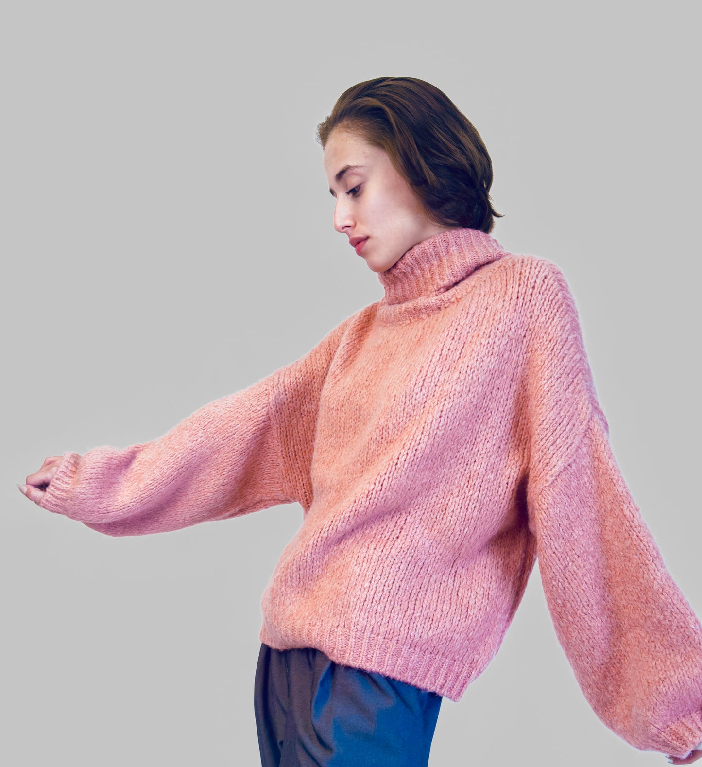 Pink Cozy Knit Sweater