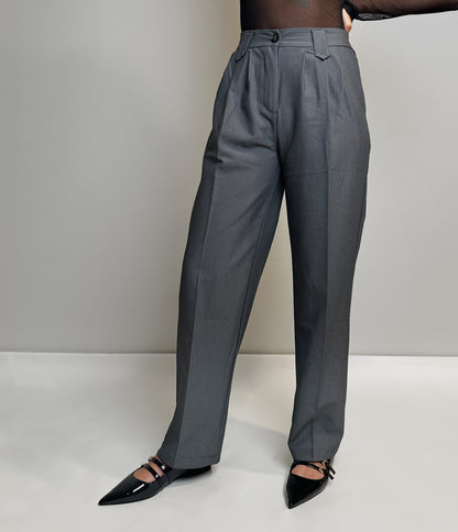 Gray Tailored Pants